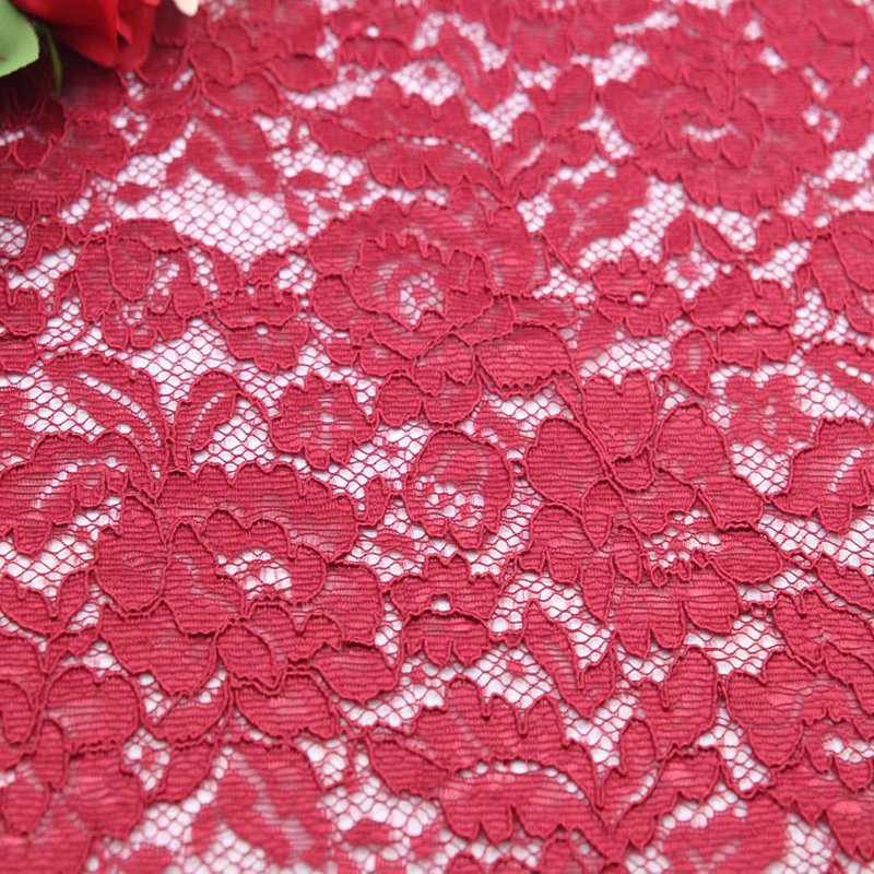 Lace Fabric Scallop Edge Wave Nylon for Women's Wear Wholesale Supplie 6